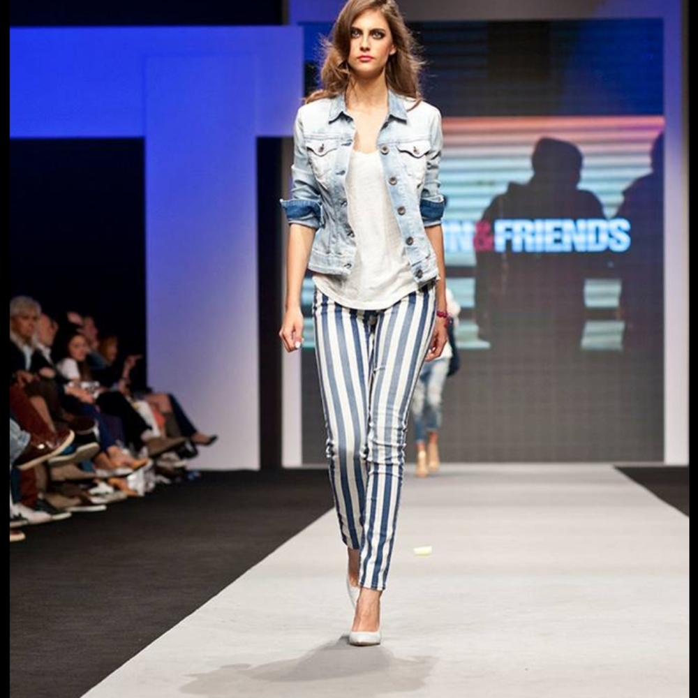 Cielo Striped Jeans